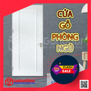 Mẫu cửa gỗ phòng ngủ đẹp SaiGonDoor