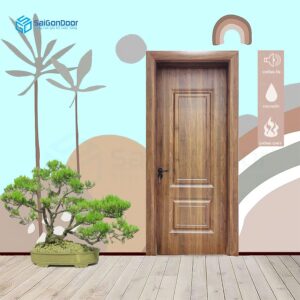 Cửa nhà tắm nhựa gỗ tại SaiGonDoor có mức giá tốt nhất hiện nay