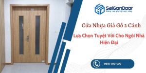 Cửa Nhựa Giả Gỗ 2 Cánh - Lựa Chọn Tuyệt Vời Cho Ngôi Nhà Hiện Đại