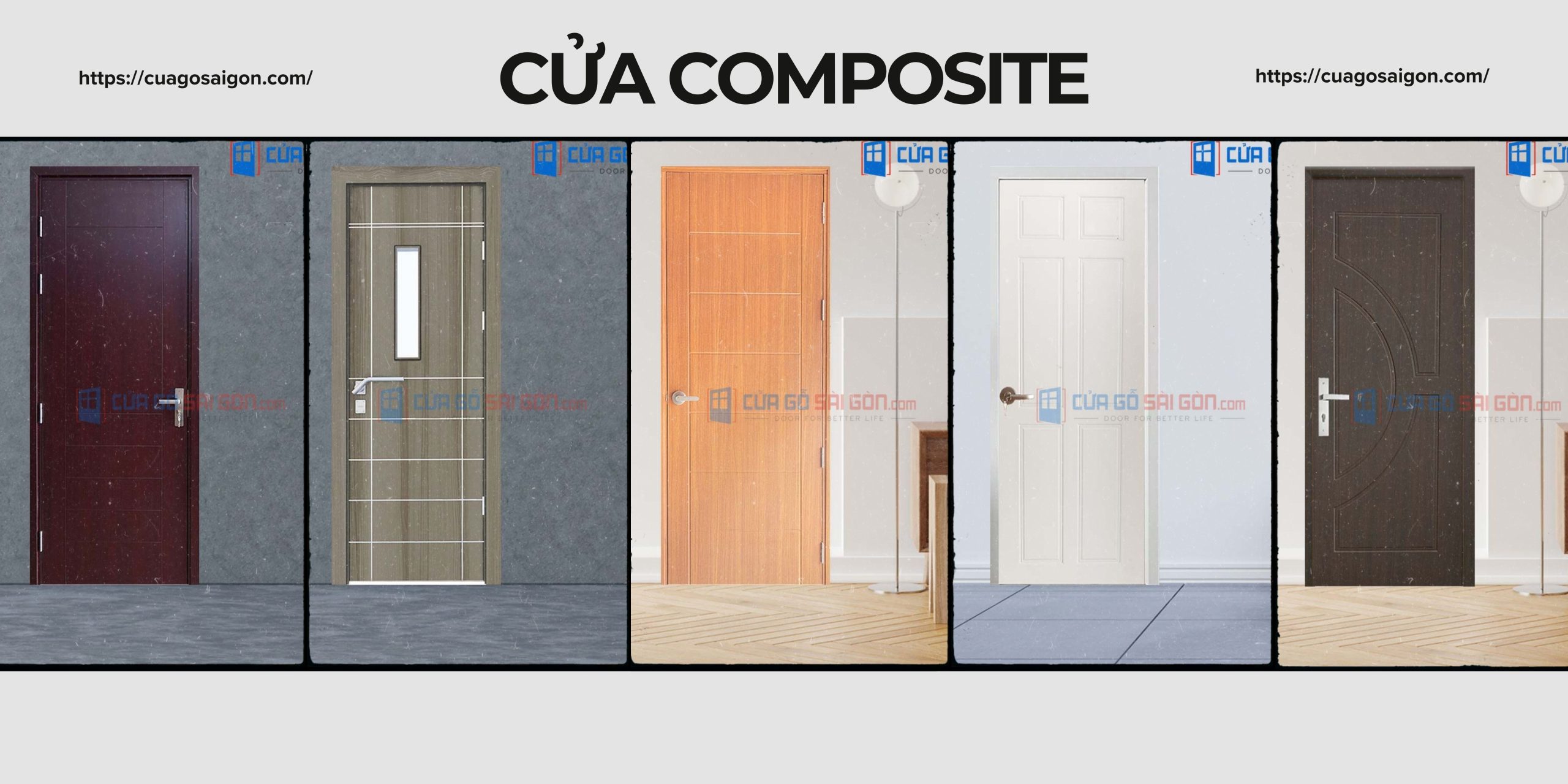 Báo giá cửa composite Tiền Giang mới nhất tại Siêu Thị Cửa Online