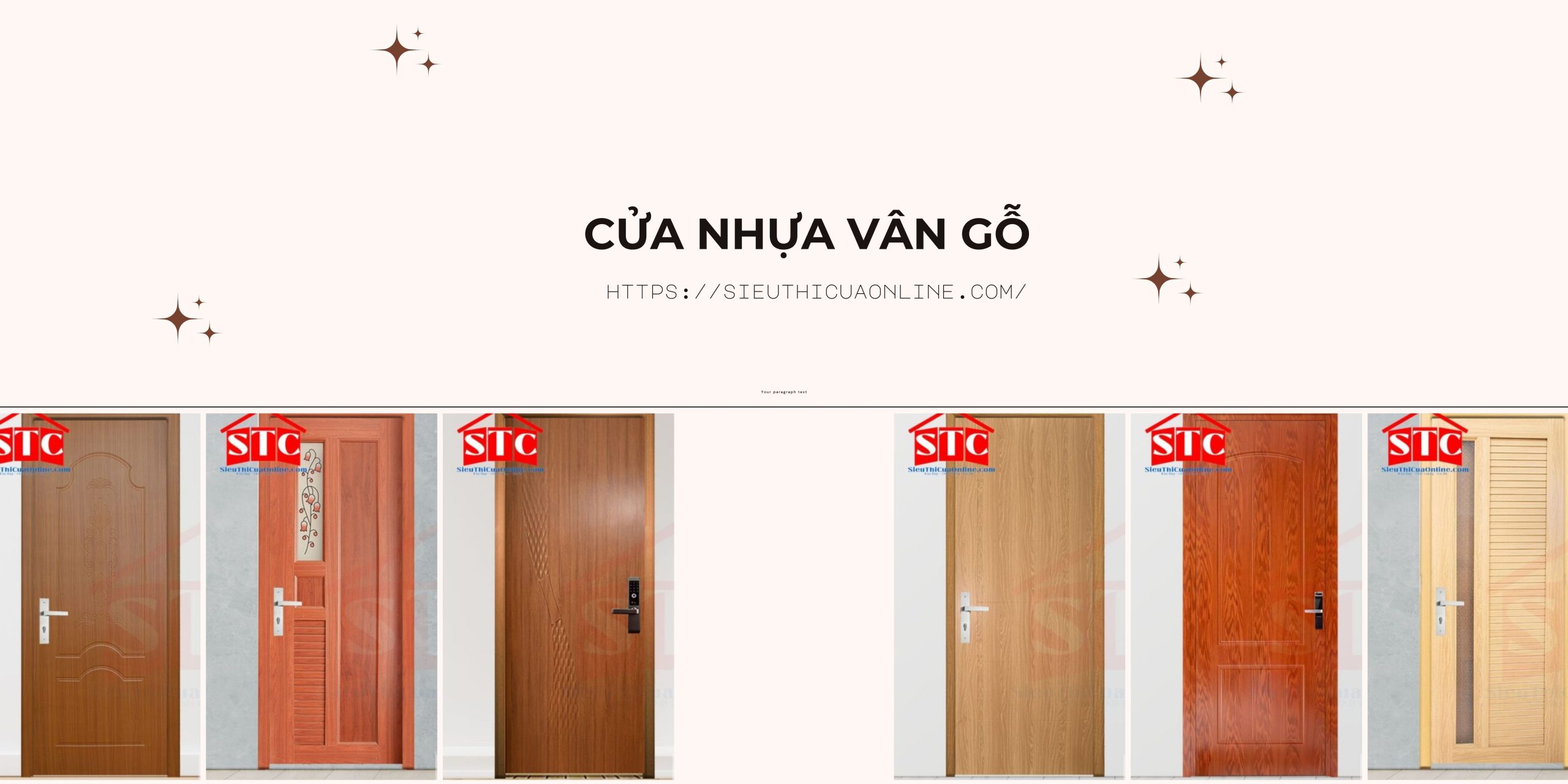 Các mẫu cửa nhựa giả gỗ Đồng Nai được sản xuất bởi Sieuthicuaonline