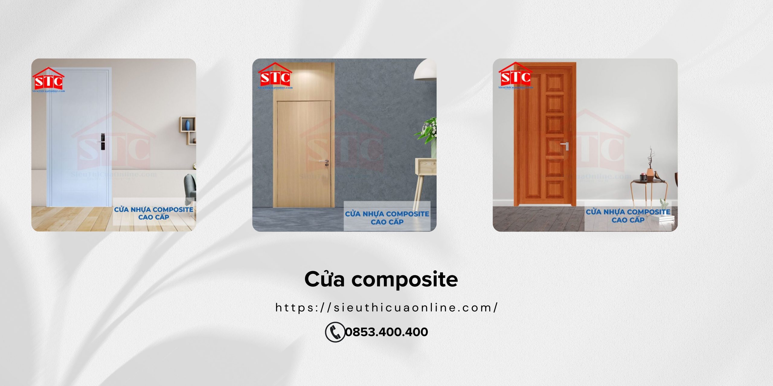 Cửa composite có thể hòa hợp thẩm mỹ với hầu hết các không gian 