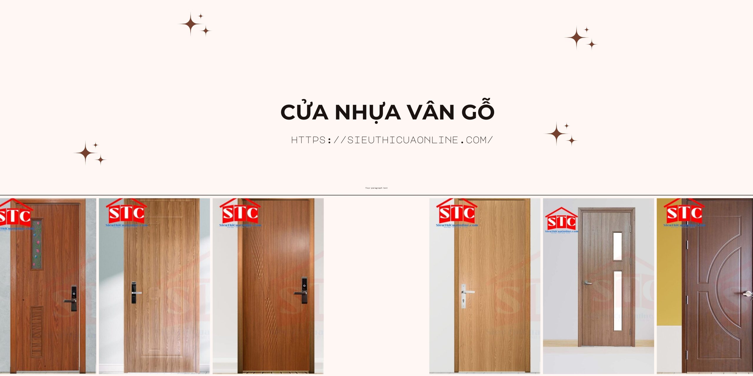 Cửa nhựa giả gỗ Trà Vinh