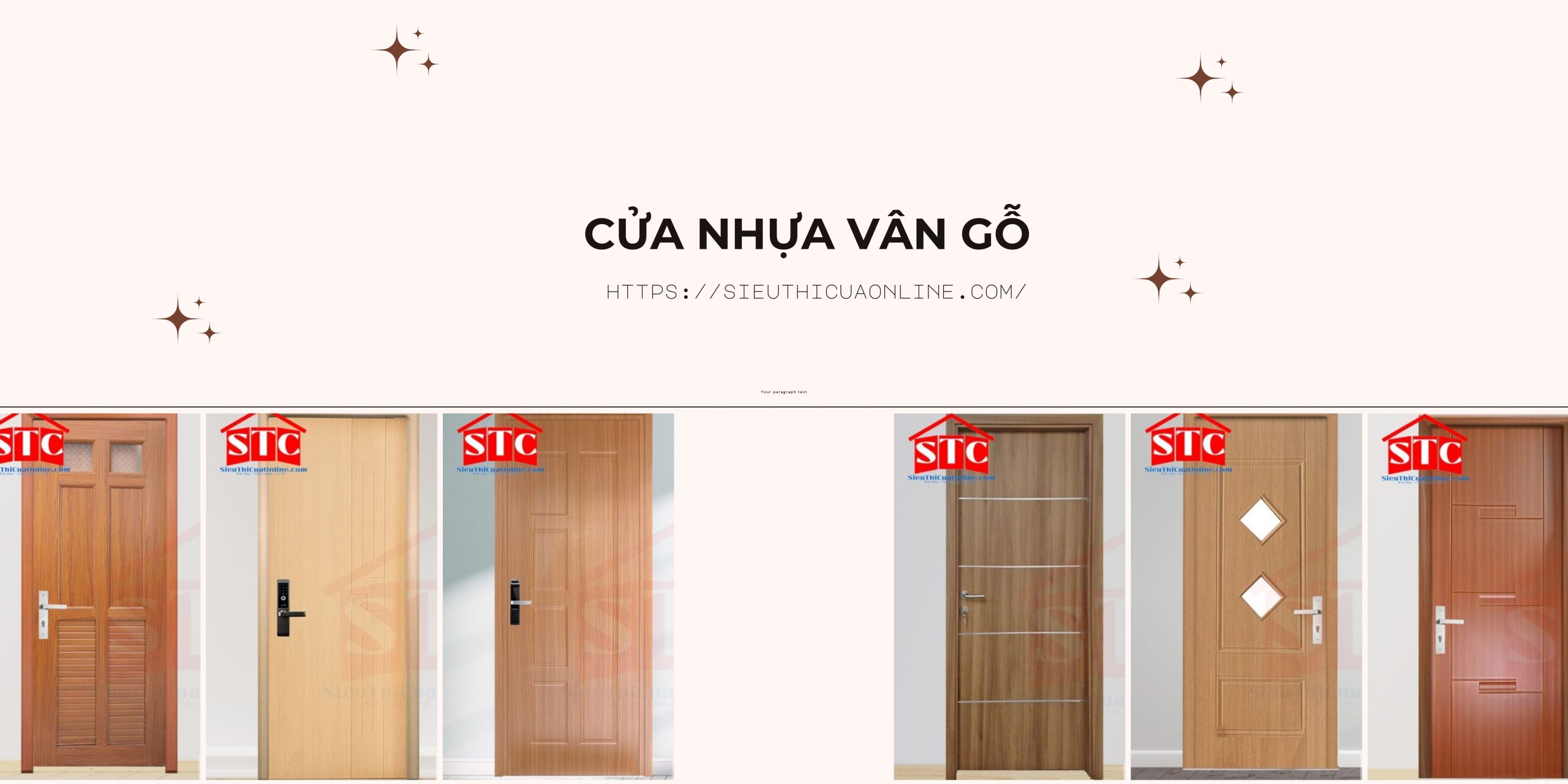 Lý do nên chọn sử dụng cửa nhựa giả gỗ của Sieuthicuaonline