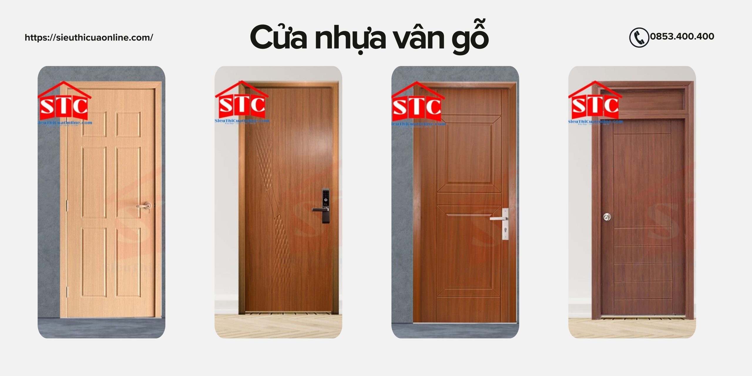 Phân loại cửa nhựa vân gỗ theo thiết kế cánh