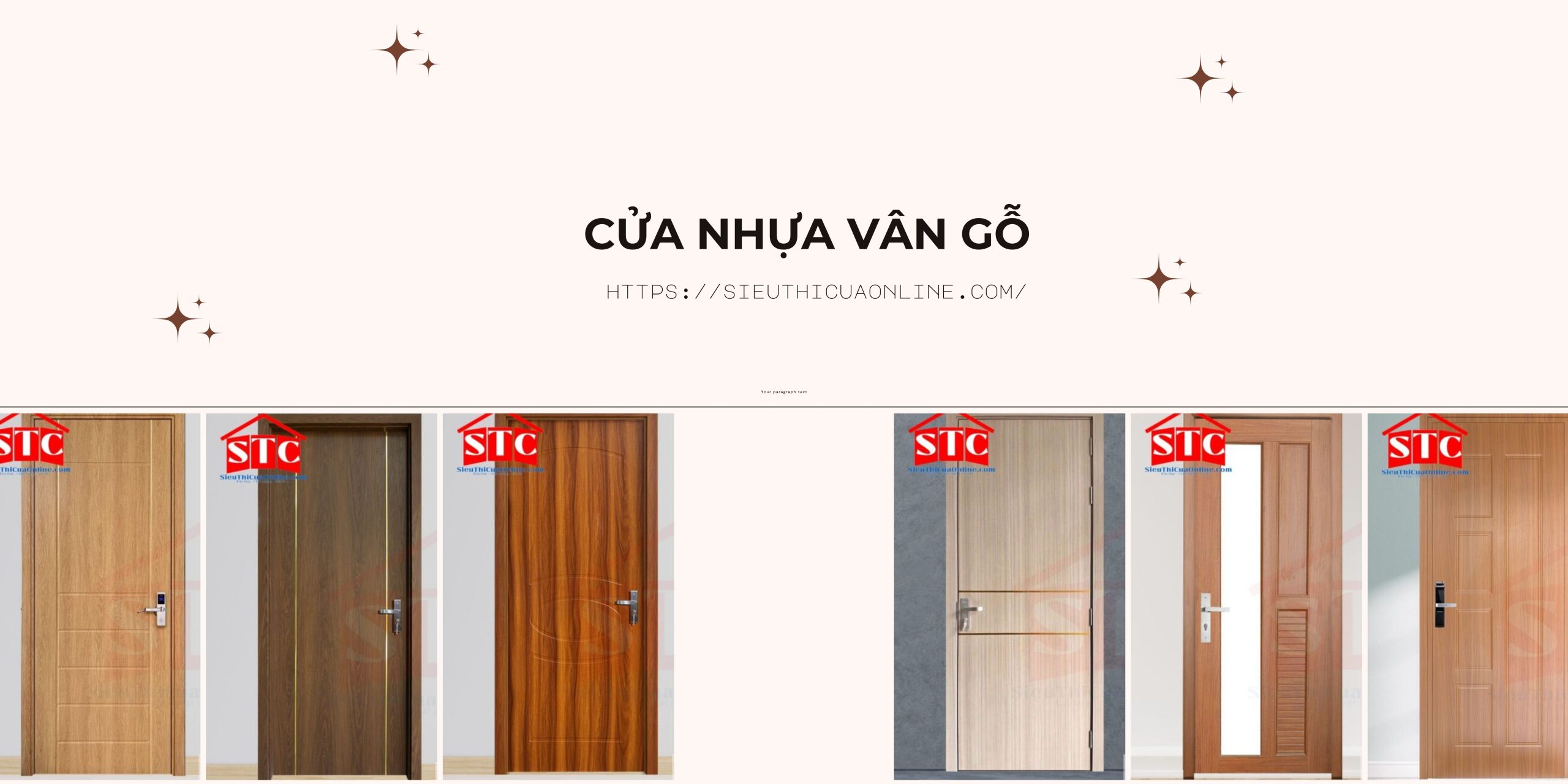 Ưu điểm vượt trội của cửa nhựa giả gỗ TP Cần Thơ