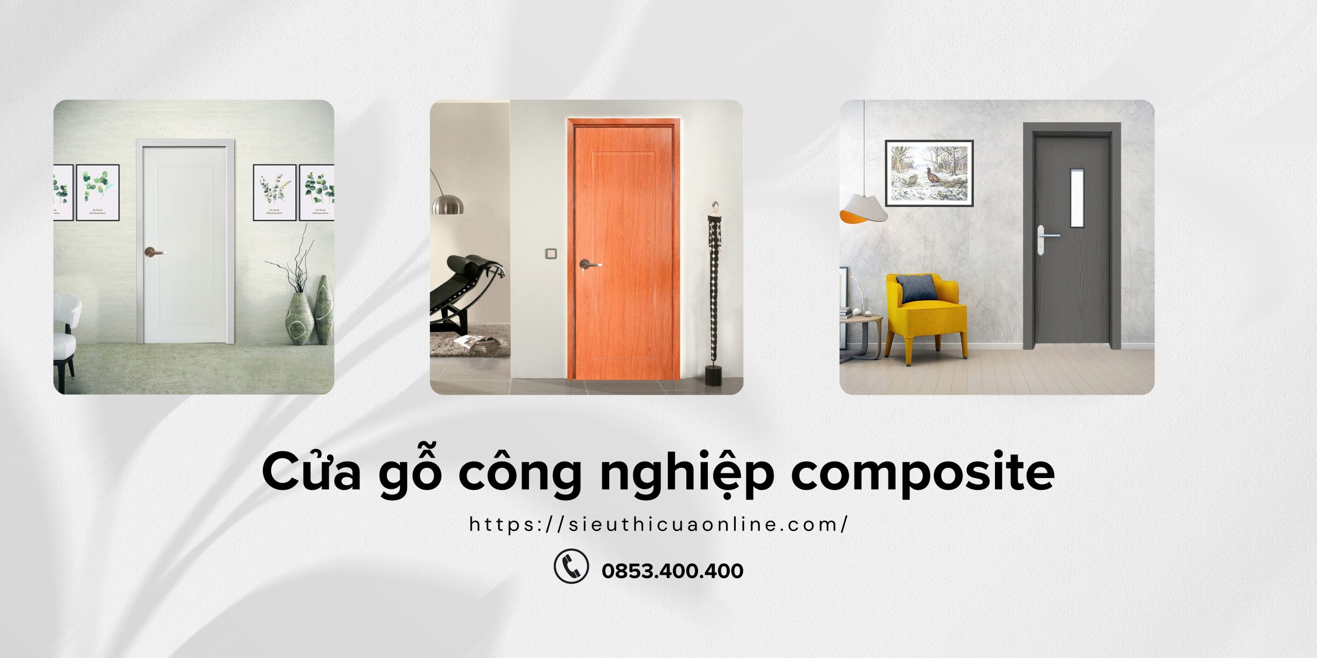 Cửa gỗ công nghiệp composite có khả năng chống ẩm mốc và mối mọt tốt hơn nhiều so với cửa gỗ truyền thống.