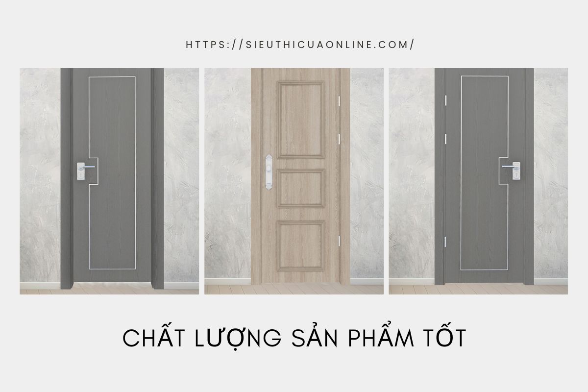 Cửa gỗ nhựa với sự kết hợp hoàn hảo giữa độ bền, tính thẩm mỹ.