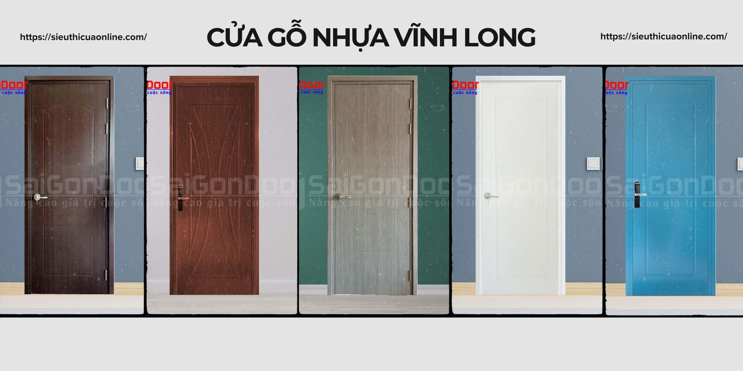 Cửa gỗ nhựa đã và đang chiếm được cảm tình của nhiều người tiêu dùng.