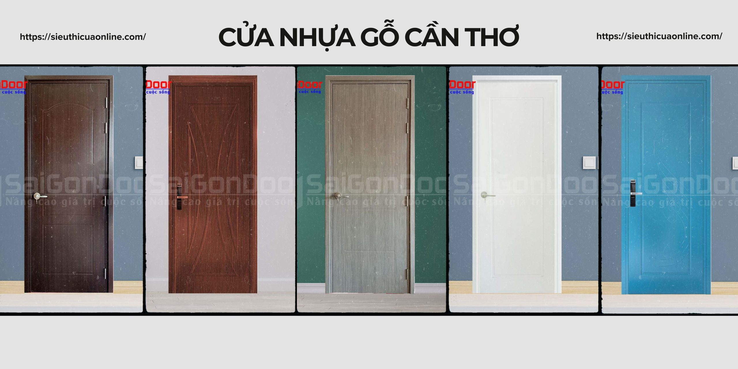 Cửa nhựa gỗ đang ngày càng được ưa chuộng tại Cần Thơ.