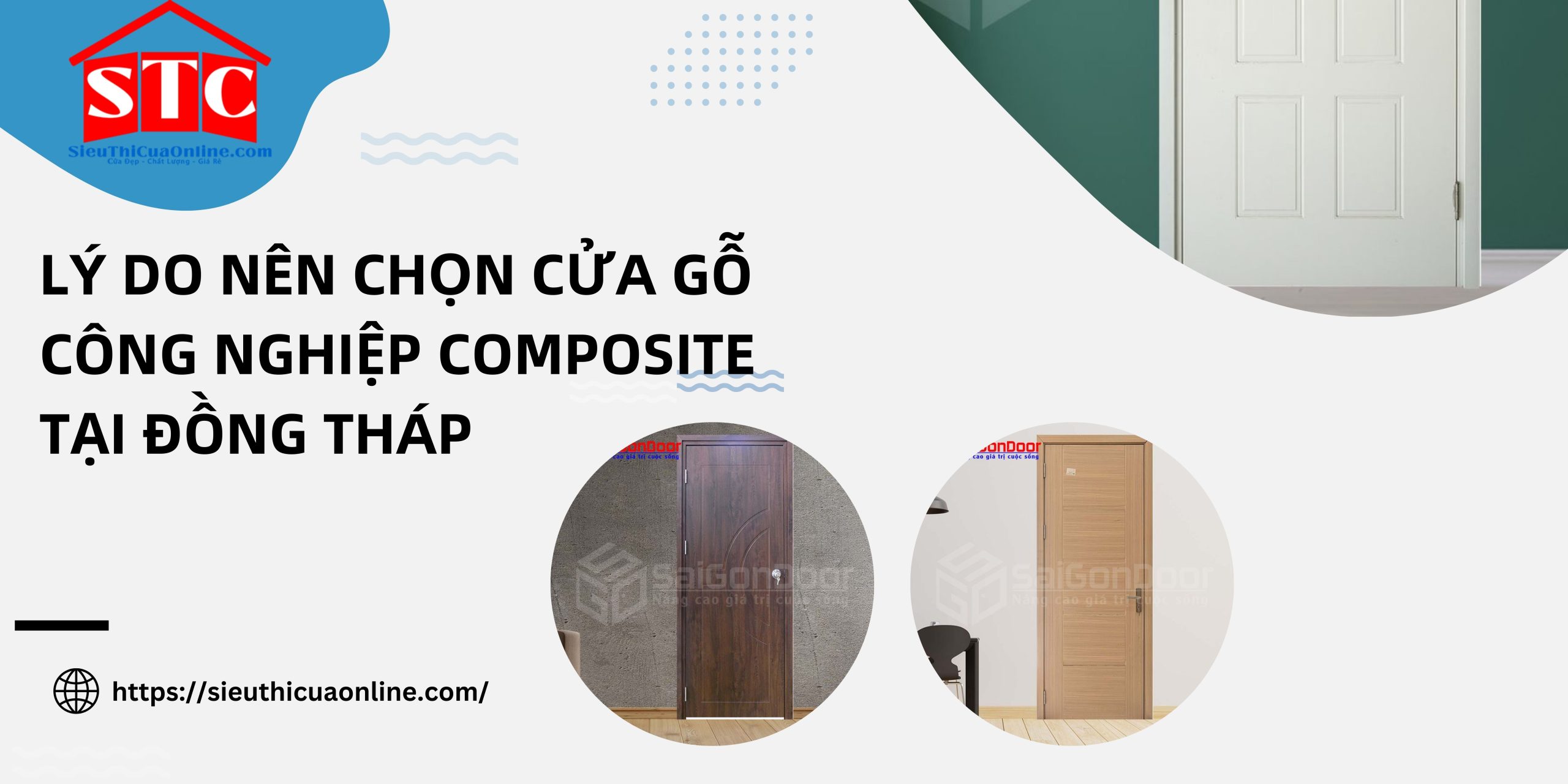 Lý do nên chọn cửa gỗ công nghiệp composite tại Đồng Tháp