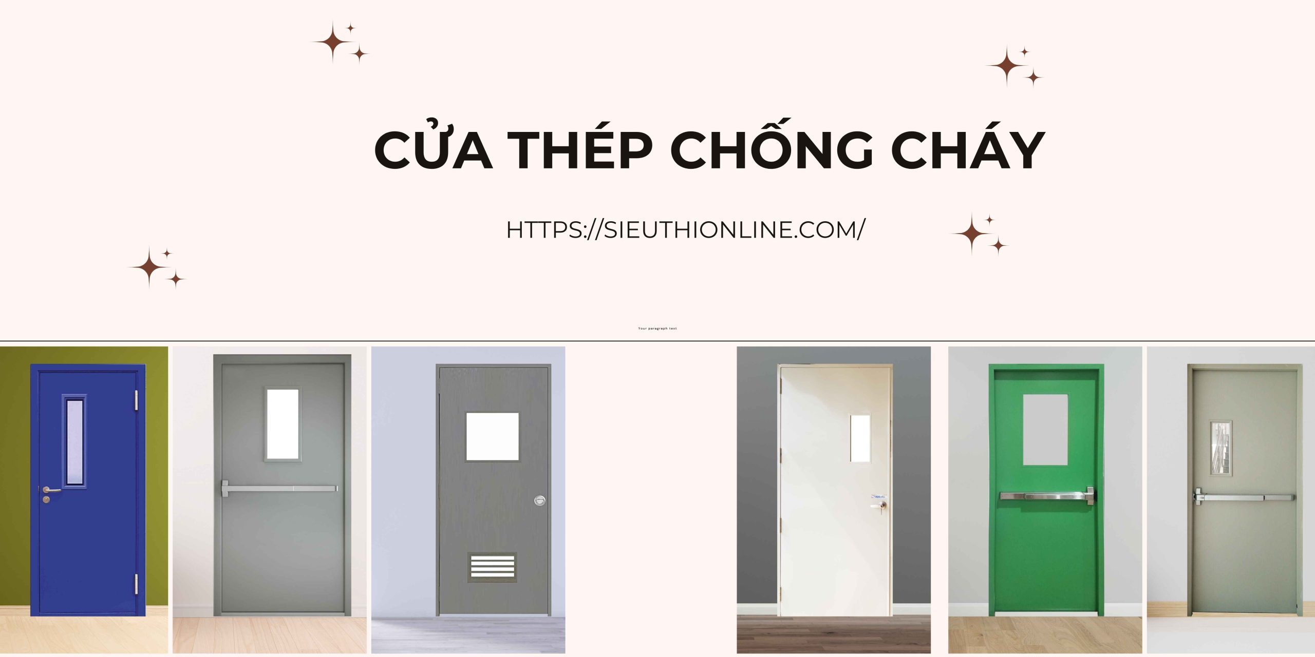 Cửa thép chống cháy Bình Phước chất lượng