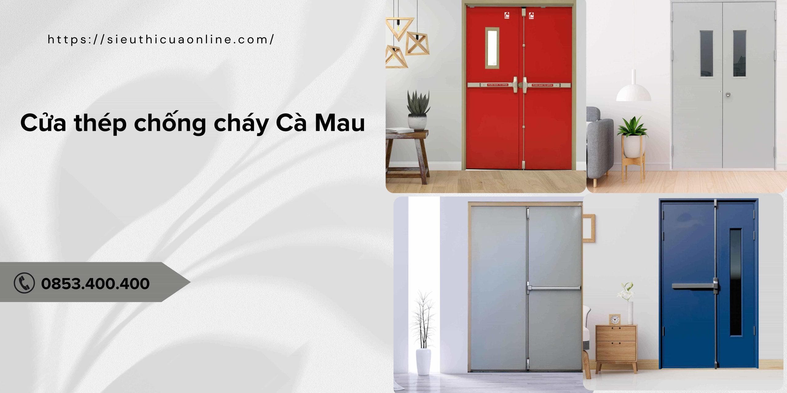 cửa thép chống cháy Cà Mau đẹp mắt