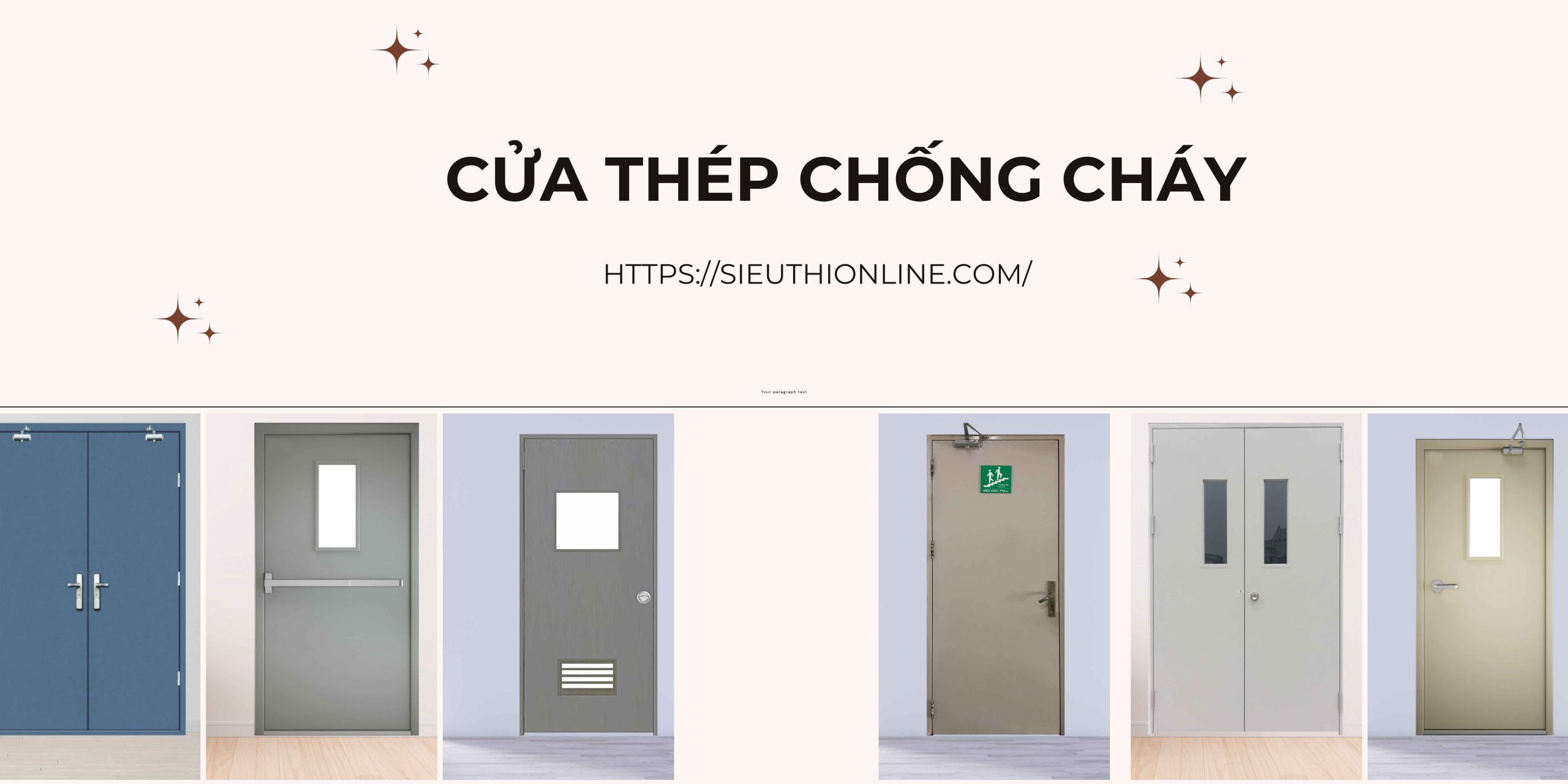 mẫu cửa thép chống cháy tp Hồ chí minh