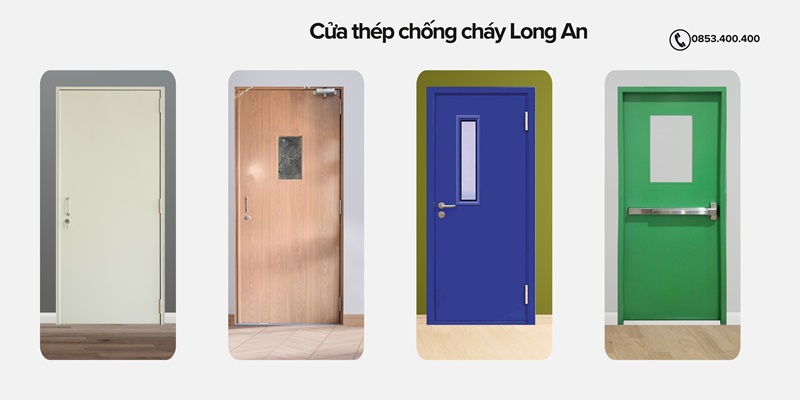 Các mẫu cửa thép chống cháy Long An thịnh hành hiện nay