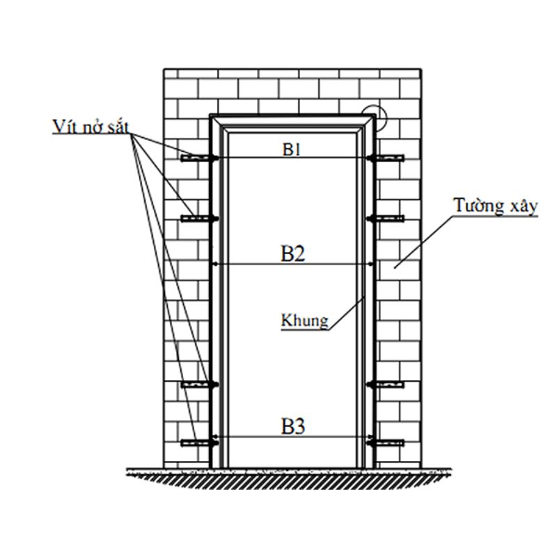 Cách lắp đặt cửa thép chống cháy Hậu Giang 