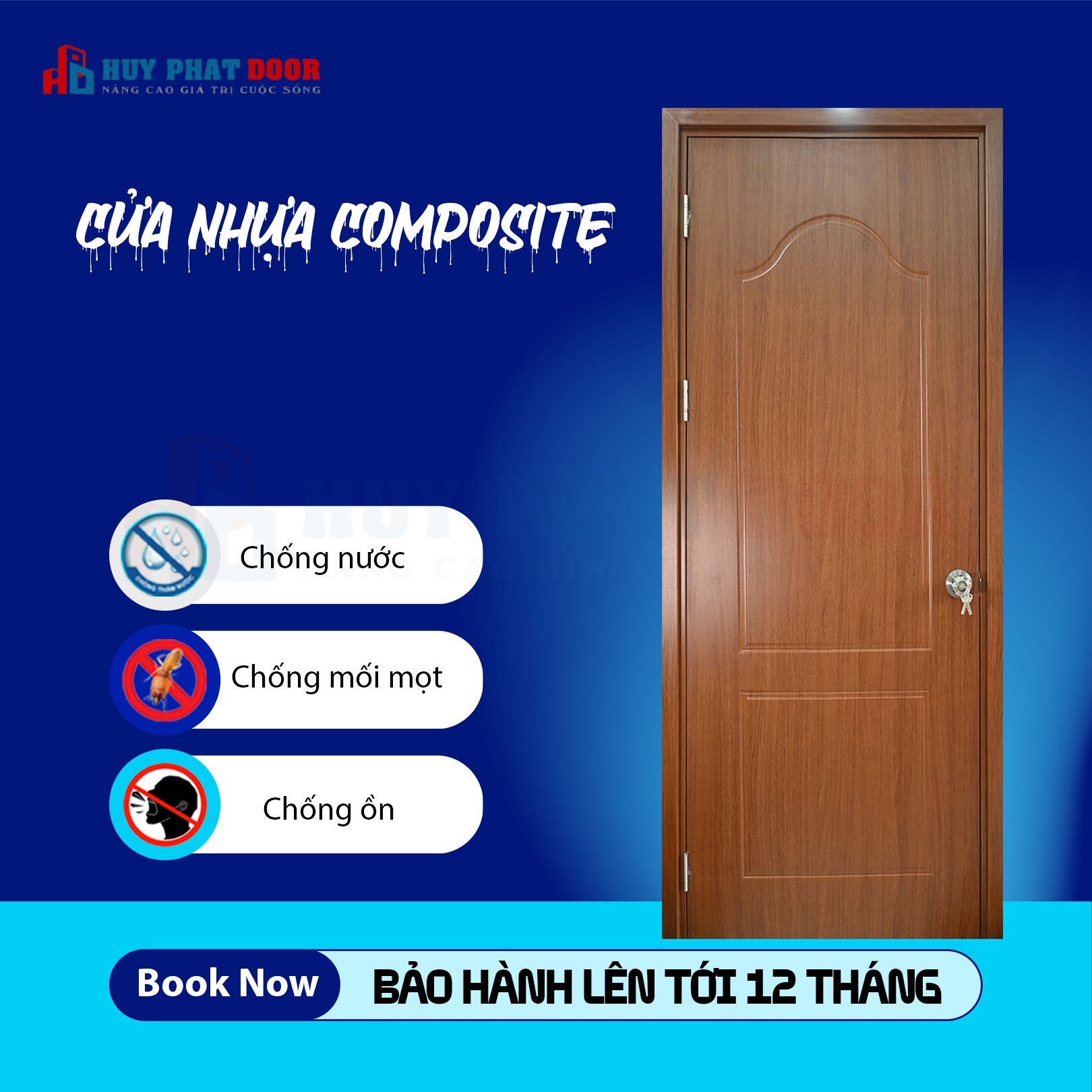 BÁO GIÁ CỬA NHỰA PHÒNG NGỦ HUYPHATDOOR MỚI NHẤT NĂM 2025